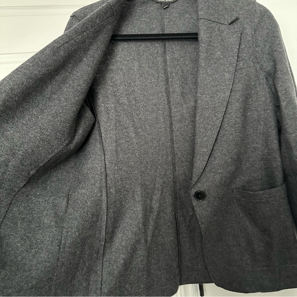 Banana Republic Charcoal Wool Blend Blazer Size 8 - Picture 5 of 7
